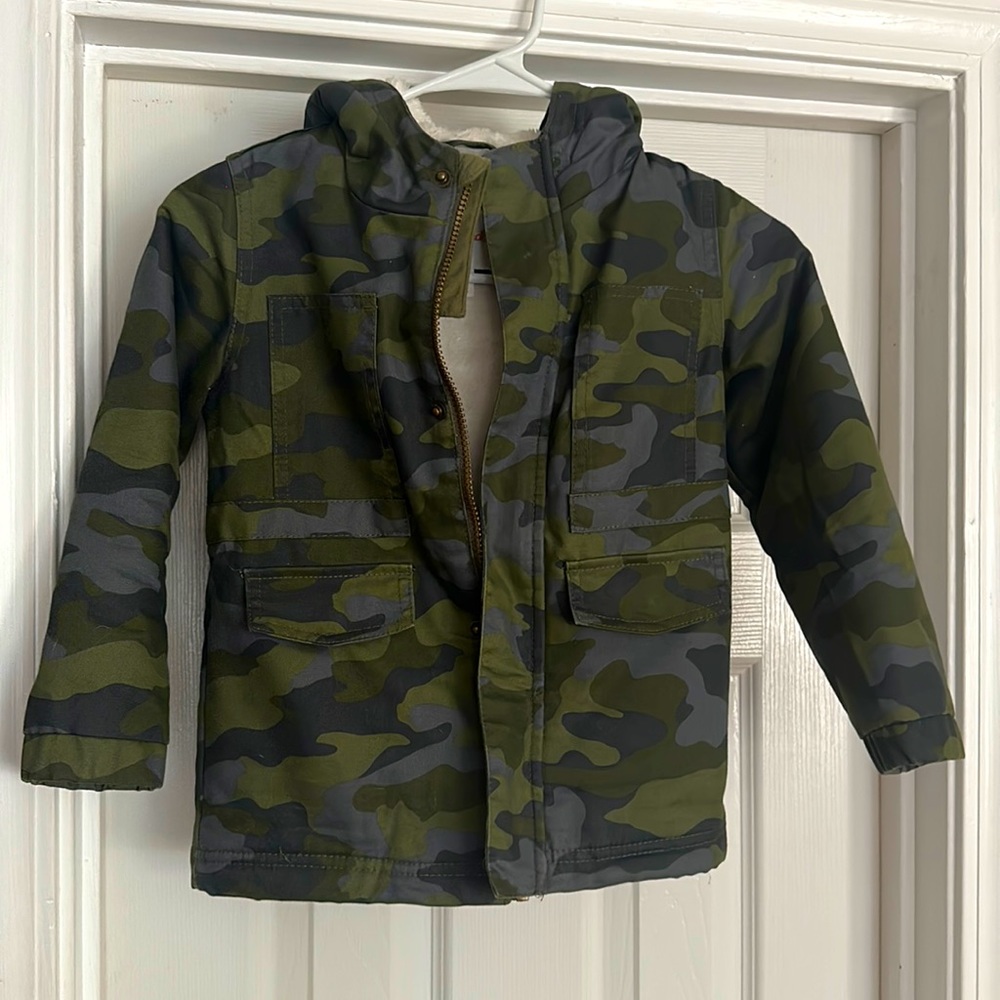 Camo Boys Winter Jacket